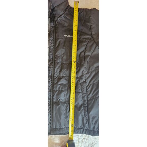 Black Columbia Interchange Thermal Coil Jacket Quilted Lightweight Unisex Size L - Picture 7 of 10